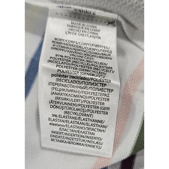 RLX Ralph Lauren Golf Tennis Sleeveless 1/2 Zip Polo Shirt Striped WOMENS SZ S - Picture 5 of 7